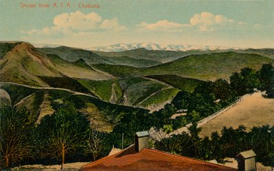 ATA Chakrata、c1938からの雪 作： Unbekannt