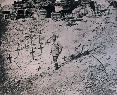 木製の十字架の兵士、c1914-c1918 作： Unbekannt