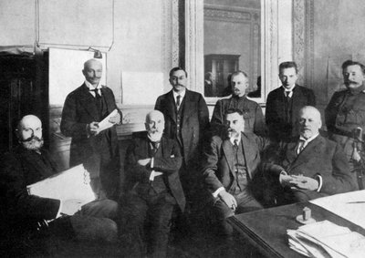 1917、c1920、ロシア革命の指導者の一部 作： Unbekannt
