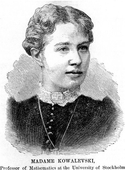 ソニアソフィーコワレフスキー、ロシアの数学者、1888年 作： Unbekannt