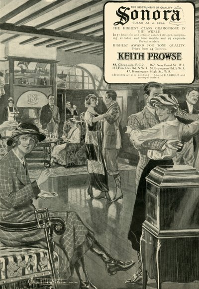 ソノラ-1920年、世界最高の蓄音機。 作： Unbekannt