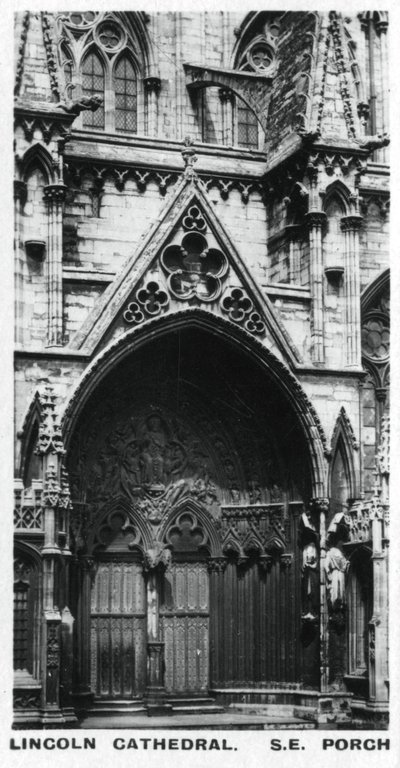 サウスイーストポーチ、リンカーン大聖堂、c1920s 作： Unbekannt