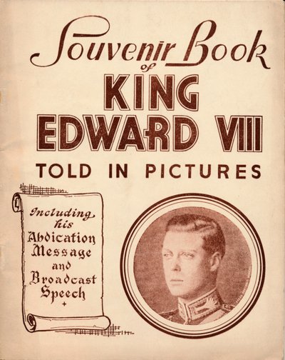 エドワード8世の記念品の本：写真で語られた1937 作： Unbekannt