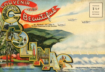 美しいカロライナのポストカードのお土産、1942年。 作： Unbekannt