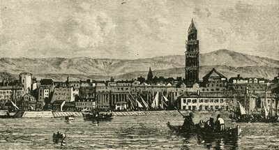 港からのスパラトロ、1890年。 作： Unbekannt