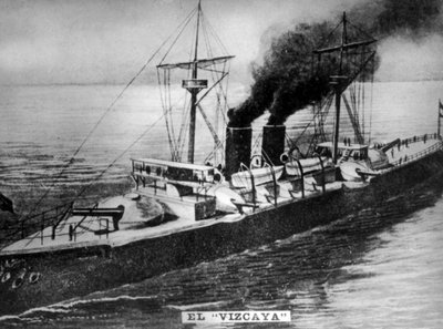スペイン戦艦ビスカヤ、1898年代、1920年代 作： Unbekannt