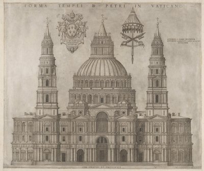 ローマの素晴らしさの鏡: St. ピーターズ、1547年。 作： Unbekannt
