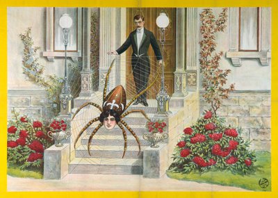 スパイダーウーマンポスター、1922 作： Unbekannt