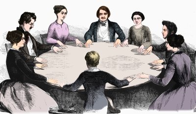 1893年、ドイツのライプツィヒでの精神主義者会議 作： Unbekannt