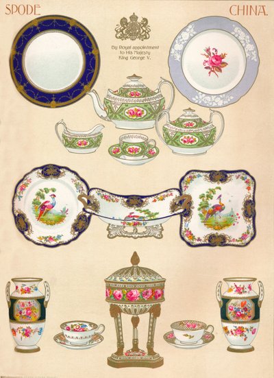 スポード・チャイナ：WTCopeland＆Sons、ストーク・オン・トレント、18世紀、1913 作： Unbekannt