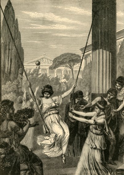 ギリシャの女の子のスポーツ、1890。 作： Unbekannt