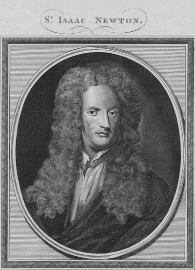 アイザックニュートン氏、1785年。 作： Unbekannt
