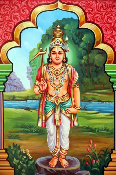 ヒンドゥー教の寺院、Sri Vadapathira Kaliamman。ヴィシュヌのアヴァター。バラマラ神の8番目の化身。シンガポール 作： Unbekannt