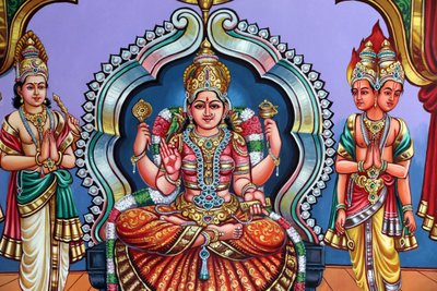 Sri Vadapathira Kaliamman hindu temple.最高の母なる女神。シンガポール 作： Unbekannt