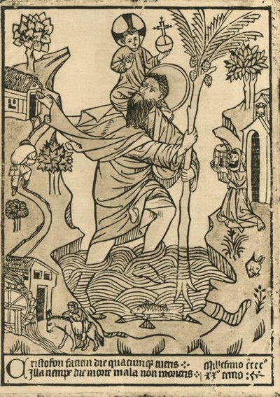 セントクリストファー。 1423、1915。 作： Unbekannt