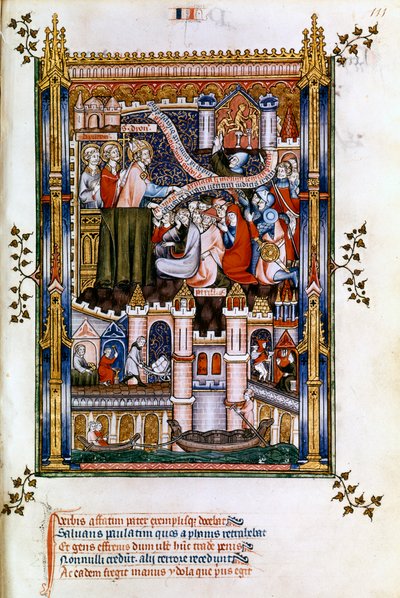聖デニスの説教、1317年 作： Unbekannt