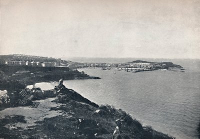 セントアイブス-町と島、1895 作： Unbekannt