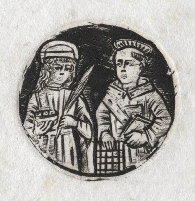 セントローレンスとセントルーシー、c。 1487。 作： Unbekannt