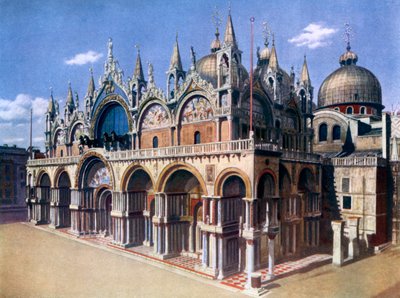 セントマークスバシリカ、ヴェネツィア、イタリア、1926 作： Unbekannt