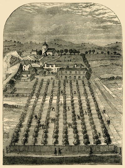 セントパンクラスウェルズと教会、1700年、c1876。 作： Unbekannt