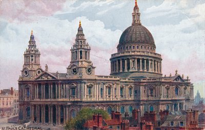 セントポール大聖堂、c1910 作： Unbekannt