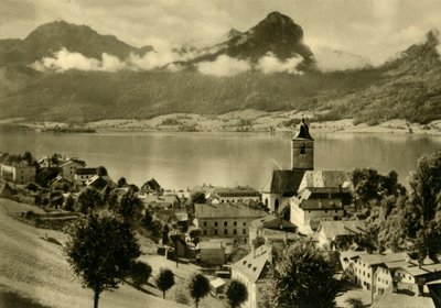 オーストリア、ザルツカンマーグートの聖ヴォルフガング、c1935。 作： Unbekannt