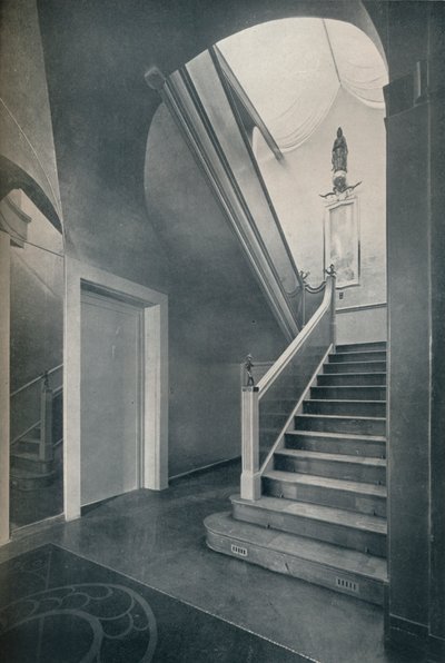 建築家レイモンドマグラス1903-1977、1930年による階段とフィネッラのホール 作： Unbekannt