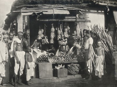 コロンボの果物売り場、1926年 作： Unbekannt