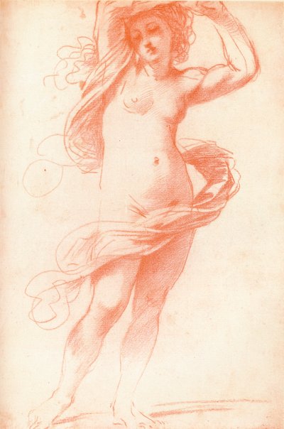 立っている女性のヌード、17世紀、1925年 作： Unbekannt