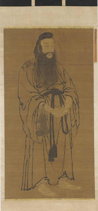 呂洞賓の立像、明代、1368～1644年。 作： Unbekannt