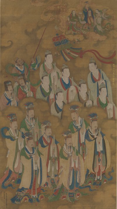 1454 年の北斗七星と中央北斗七星の星の神。 作： Unbekannt
