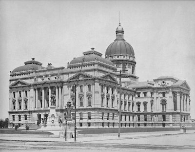 州議会議事堂、インディアナポリス、インディアナ、c1897。 作： Unbekannt