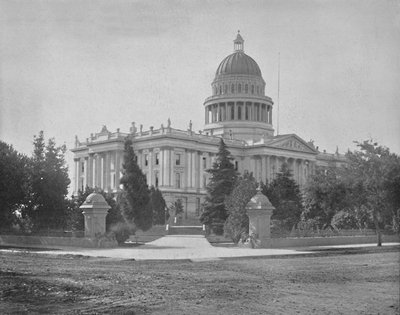 州議会議事堂、カリフォルニア州サクラメント、c1897。 作： Unbekannt