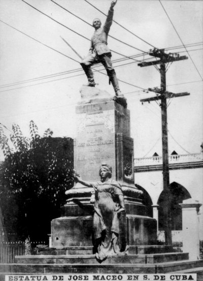 キューバのホセマセオ像、c1910 作： Unbekannt
