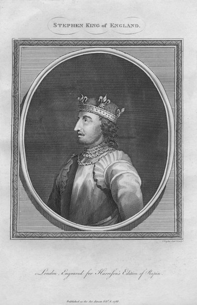 イングランド国王スティーブン、1788年。 作： Unbekannt