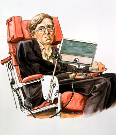 スティーブンウィリアムホーキングb.1942、イギリスの理論物理学者 作： Unbekannt