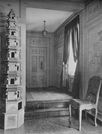 ホールからダイニングルームのドアへと続く階段、WKヴァンダービルト夫人の家、ニューヨーク市、1924 作： Unbekannt