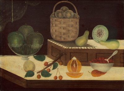 果物の静物、c。 18651880。 作： Unbekannt