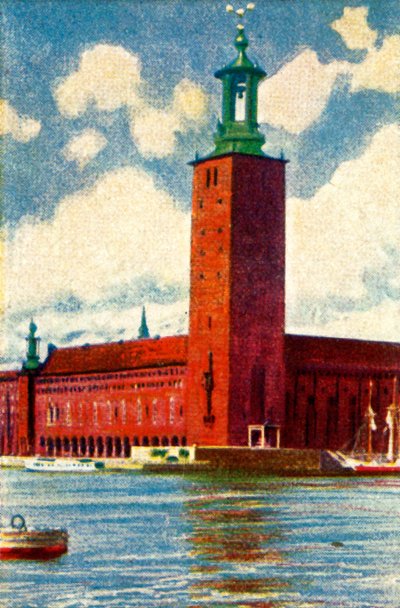 ストックホルム市庁舎、c1928。 作： Unbekannt