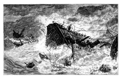 嵐、バラクラバ、ウクライナ、c1888 作： Unbekannt