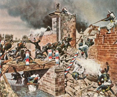 1936年8月4日、ヴァイセンブルクでのランダウ門の嵐。 作： Unbekannt