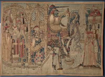 ペルセウスとアンドロメダの物語、1500年代初頭。 作： Unbekannt