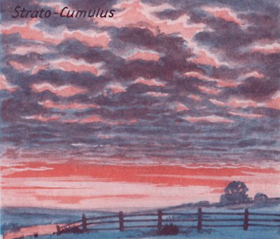 層積雲-1935個の主要な雲が空に形成される、1935年 作： Unbekannt