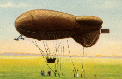 1918年、1932年、バスケット付きの流線型バルーンを合理化。 作： Unbekannt