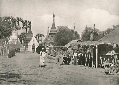 ストリートシーン、バーモ、1900年。 作： Unbekannt