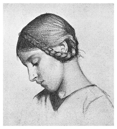 ハンガリーの聖エリザベスの研究、c1895 1901 作： Unbekannt
