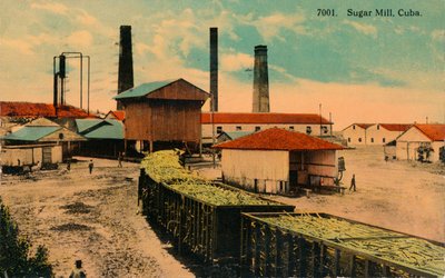 砂糖工場、キューバ、c1913 作： Unbekannt