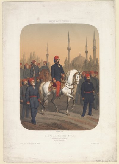 スルタンアブドゥルメシドI 1823-1861、1845 作： Unbekannt