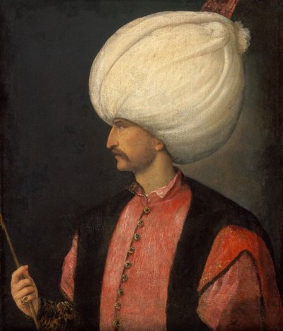 スルタン・スレイマン1世、1530～1540年。 作： Unbekannt