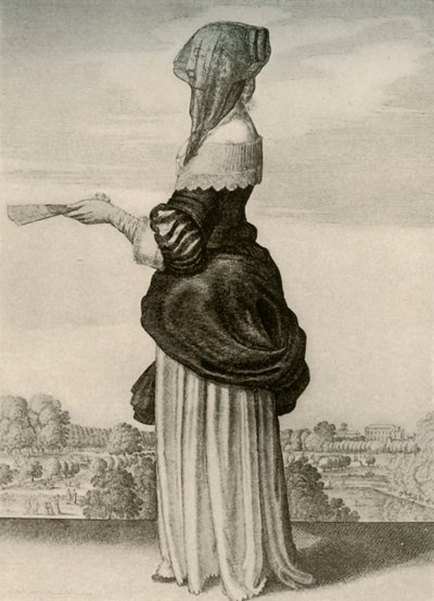 夏-イギリス人女性の通常の夏のドレス、チャールズ1世、c1620-1640、1937年。 作： Unbekannt